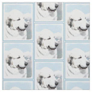 Grote Pyreneeën schilderen - Oorspronkelijke honde Stof