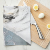 Grote Pyreneeën schilderen - Oorspronkelijke honde Theedoek (Quarter Fold)