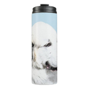 Grote Pyreneeën schilderen - Oorspronkelijke honde Thermosbeker