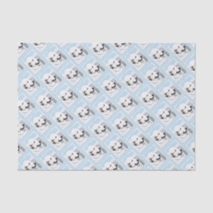 Grote Pyreneeën schilderen - Oorspronkelijke honde Tissuepapier