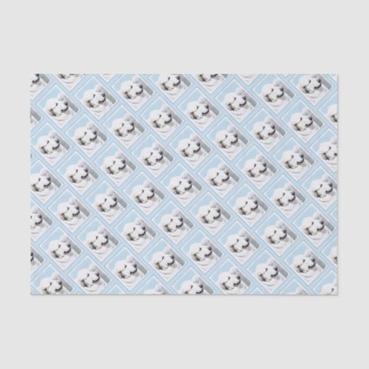 Grote Pyreneeën schilderen - Oorspronkelijke honde Tissuepapier (Voorkant)