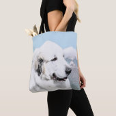 Grote Pyreneeën schilderen - Oorspronkelijke honde Tote Bag (Dichtbij)