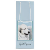 Grote Pyreneeën schilderen - Oorspronkelijke honde Wijn Cadeautas (Voorkant)