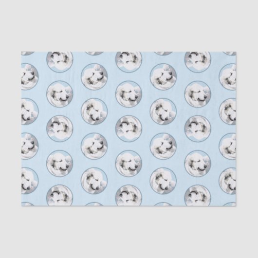 Grote Pyreneeën Schilderen Wit Originele Huisdier  Tissuepapier (Voorkant)