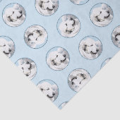 Grote Pyreneeën Schilderen Wit Originele Huisdier  Tissuepapier (Detail)