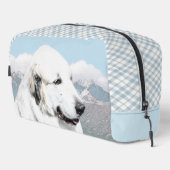 Grote Pyreneeën Schilderen Wit Originele Huisdier  Toilettasje (Rechterhoek)