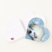 Grote pyreneeën Sleepy Puppy WC Notitieboek (Binnen)