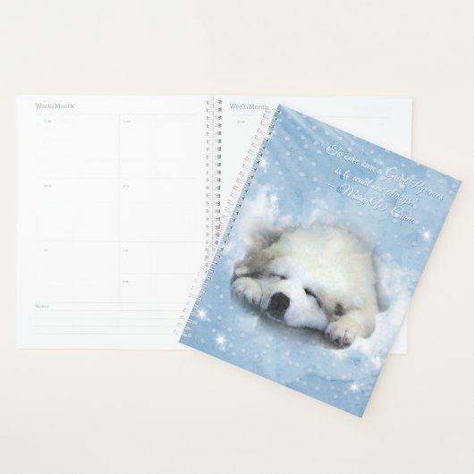 Grote pyreneeën Sleepy Puppy WC Planner (Display)