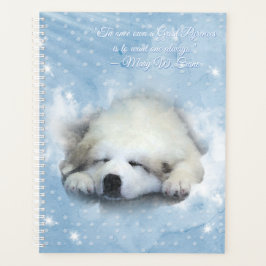 Grote pyreneeën Sleepy Puppy WC Planner