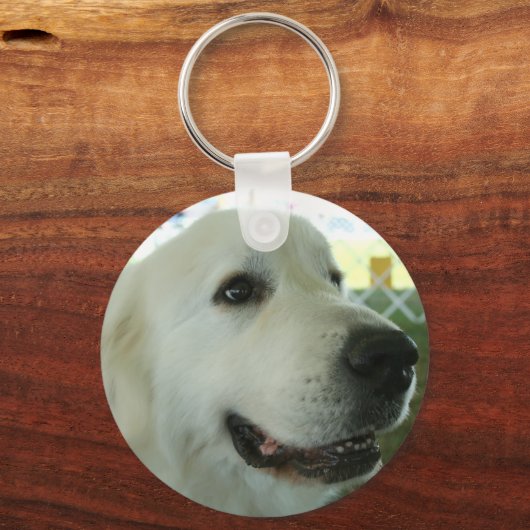 Grote Pyreneeën Sleutelhanger (Voorkant)