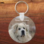 Grote Pyreneeën-Sleutelhanger Sleutelhanger (Voorkant)