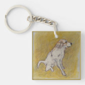 Grote Pyreneeën-Sleutelhanger Sleutelhanger (Voorkant)