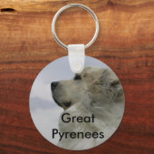 Grote Pyreneeën-Sleutelhanger Sleutelhanger (Voorkant)