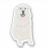 Grote Pyreneeën-Sticker Sticker (Voorkant)