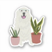 Grote Pyreneeën-Sticker Sticker (Voorkant)