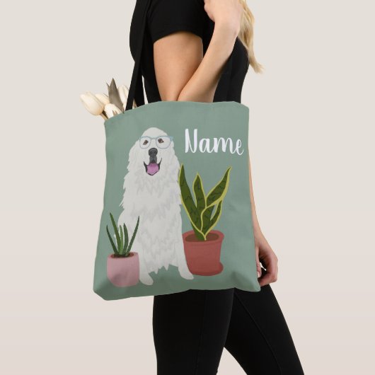  Grote Pyreneeën Tote Bag (Dichtbij)