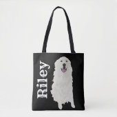 Grote Pyreneeën Tote Bag (Voorkant)