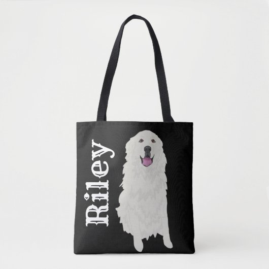 Grote Pyreneeën Tote Bag (Voorkant)