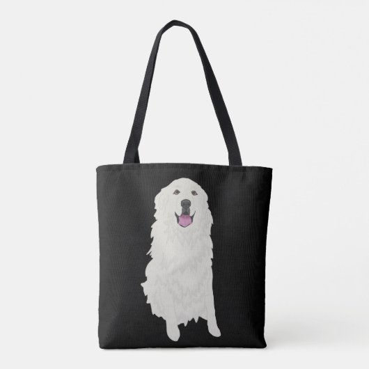 Grote Pyreneeën Tote Bag (Achterkant)