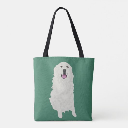 Grote Pyreneeën Tote Bag (Achterkant)