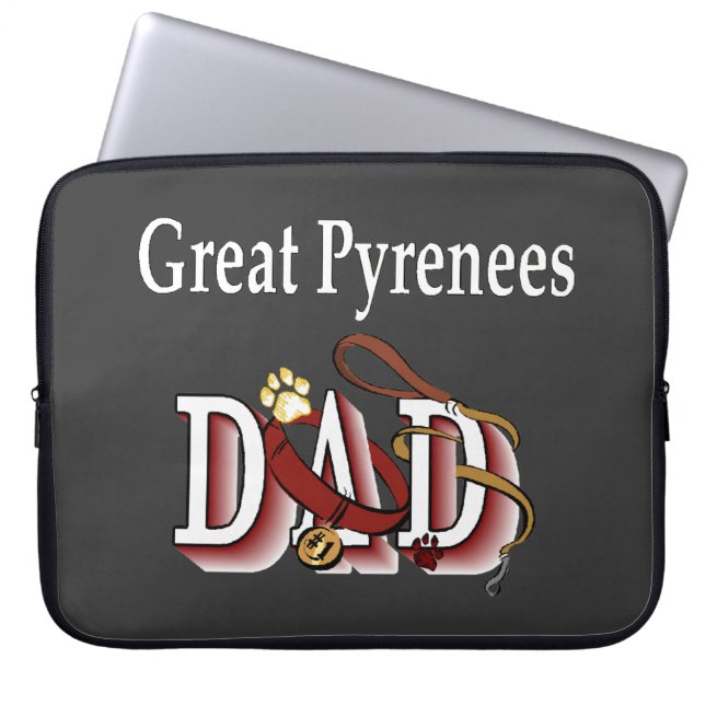 Grote Pyreneeën Vader Laptop Sleeve (Voorkant)