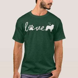 Grote Pyreneeën, vader van mam Pap Dog Love Pet Pa T-shirt