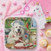 Grote Pyreneeën Vakantie Bakken: Feestelijke Kerst Papieren Bordje (Feest)