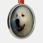 Grote Pyreneeën-versiering #3 Metalen Ornament (Rechts)