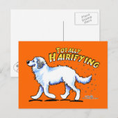 Grote Pyreneeën volledig gevaarlijk Briefkaart (Voorkant / Achterkant)