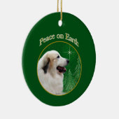 Grote Pyreneeën vrede Keramisch Ornament (Rechts)