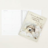 Grote Pyreneeën Waterverf Puppy Planner (Display)