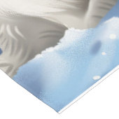 Grote Pyreneeën Winter Wonderland Kerstvreugde Tafelkleed (Gekanteld)