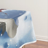 Grote Pyreneeën Winter Wonderland Kerstvreugde Tafelkleed (Voorbeeld)