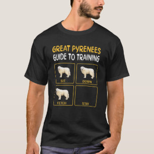 Grote Pyreneeëngids voor het trainen van honden T-shirt