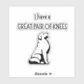 Grote Pyreneeënliefhebber Ik heb een geweldig paar Sticker (Vel)