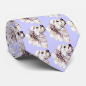 Grote Pyreneeënpasta Stropdas (Opgerold)