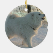 Grote Pyrenees Dog Ornament (Achterkant)