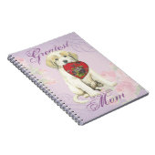 Grote Pyrenees Heart Mam Notitieboek (Rechterzijde)