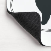 Grote Pyrenees Silhouette Muismat (Hoek)