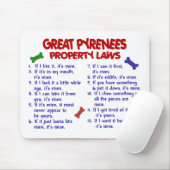 GROTE PYRENEES-WETGEVINGEN 2 MUISMAT (Met muis)