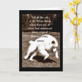 Grote Pyreneese sympathiekaart Kaart (Gele Bloem)