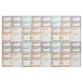 Grote Quilt Labels - Paisley en Gingham Stof (Yard (91,4 cm))