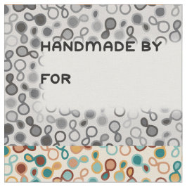 Grote Quilt Labels - Paisley en Gingham Stof