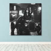 Grote races, door Natasha Us   Canvas Afdruk (Insitu (Houten vloer))