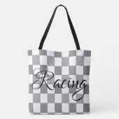 Grote races tote bag (Achterkant)