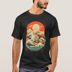 Grote Ramen golf japanse stijl T-shirt