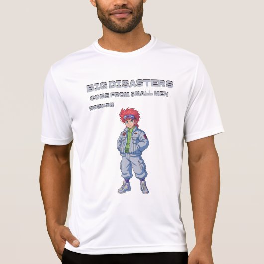 Grote rampen komen voort uit kleine mannen t-shirt (Voorkant)