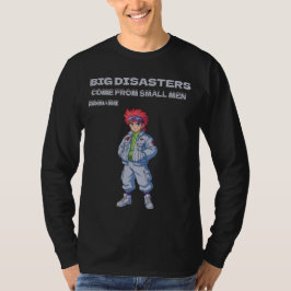 Grote rampen komen voort uit kleine mannen t-shirt