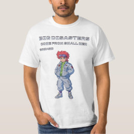 Grote rampen komen voort uit kleine mannen t-shirt