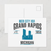 Grote Rapids Briefkaart (Voorkant / Achterkant)